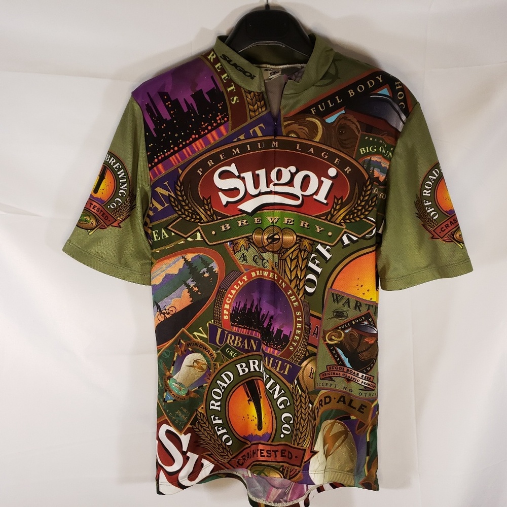 sugoi cycling jersey mens size large like new